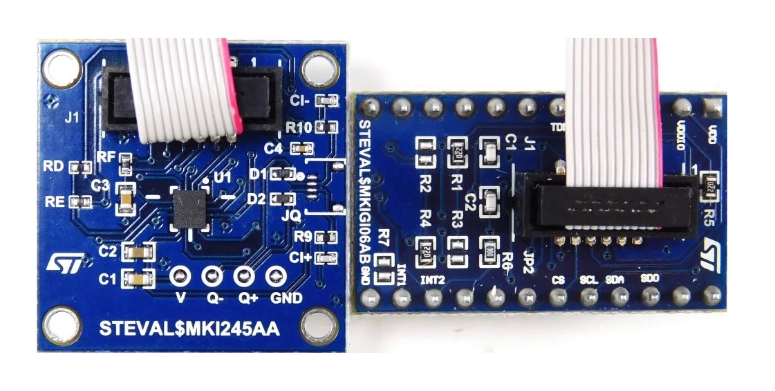 STMicroelectronics 3D accelerometer and 3D gyroscope Sensor industrial Kit Demonstration Board for ISM330BX DIL 24