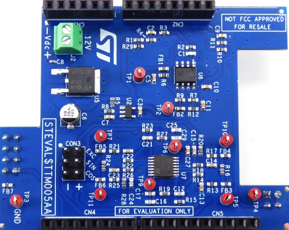 STMicroelectronics Resolver Board Reading for Motor Position Estimation Development Board Development Board