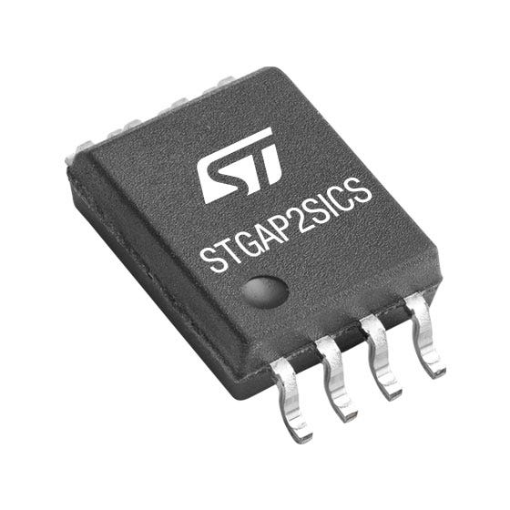STMicroelectronics STGAP2SICSTR MOSFET Gate Driver 1, 4 A 8-Pin 6.5 V, SO-8W