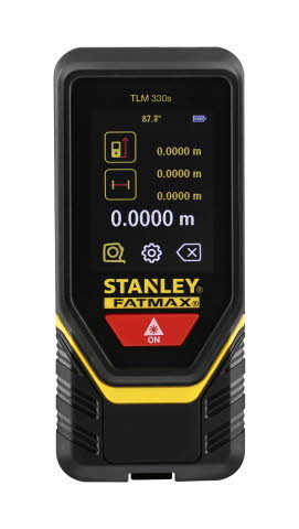 Stanley TLM330s Laser Measure, 0.15/100 μm Range, ±1.5 mm Accuracy