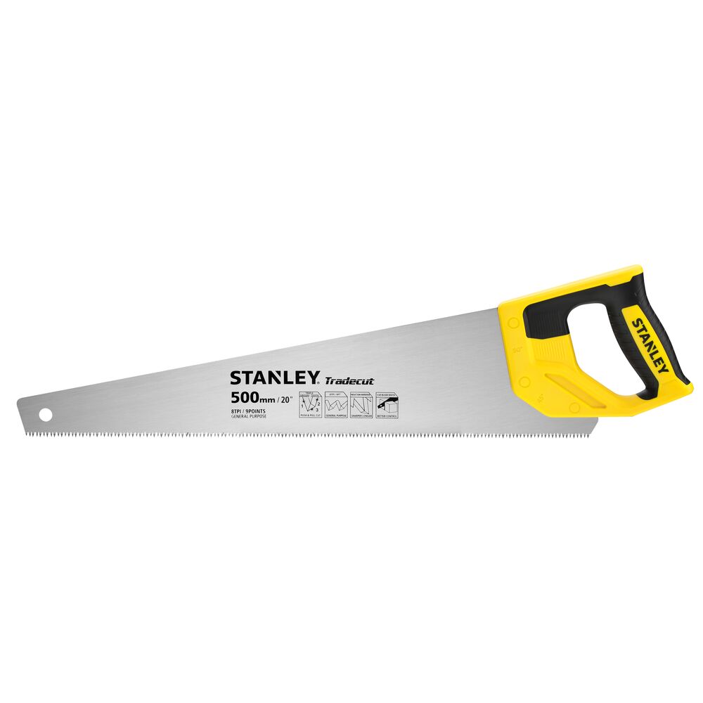 Stanley 500 mm, 8 TPI Hand Saw