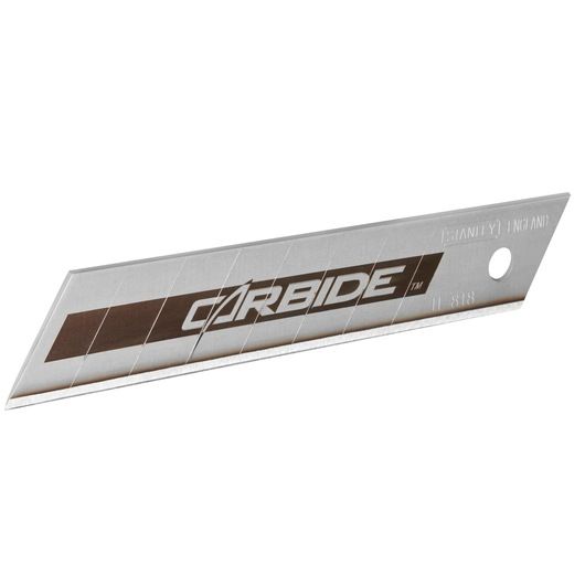 stht8-11818 Stanley Carbide Flat Snap-Off Blade, 120 x 18 mm 18 mm, 50 per Package