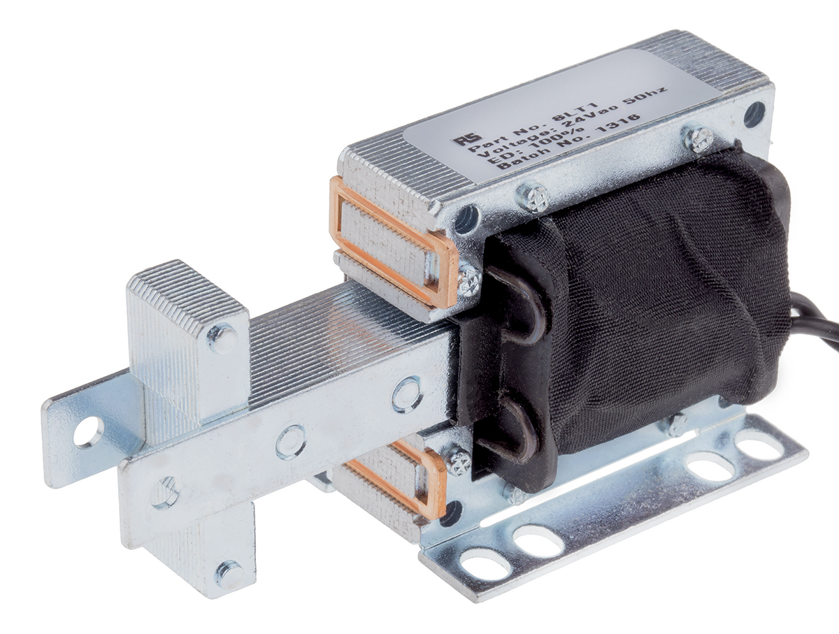 stl1 Solentec Limited SLT Linear Solenoid, 24V ac 57 mm 31mm 30.5 mm