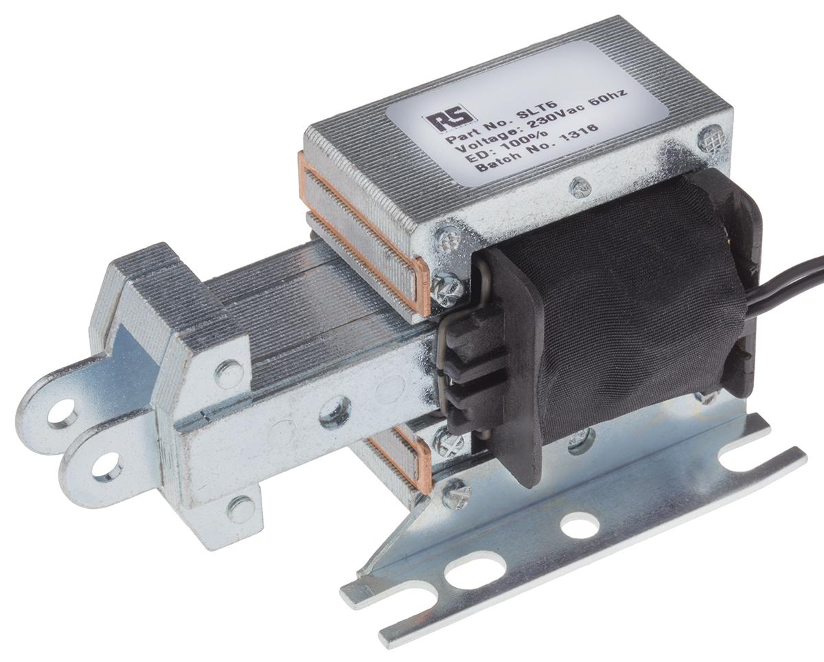 stl5 Solentec Limited SLT Linear Solenoid, 240V ac 57 mm 31mm 30.5 mm