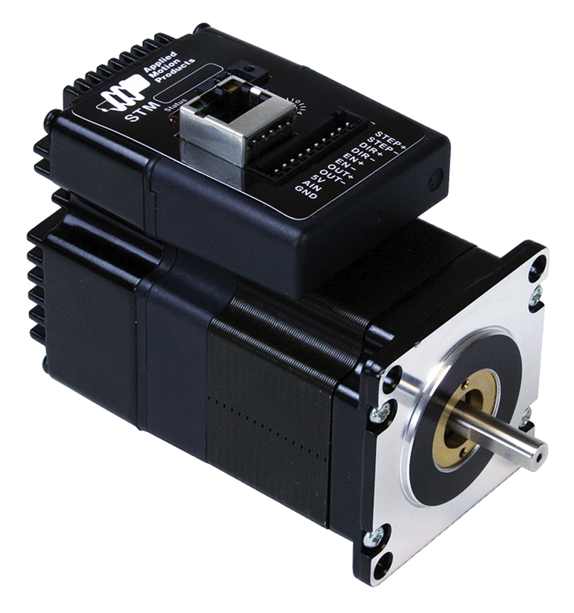 Applied Motion Systems STM Series Dual Hybridge Stepper Motor 48V, 0.88Nm Torque, 1.8 °, 42 mm Frame, 6.35 mm Shaft