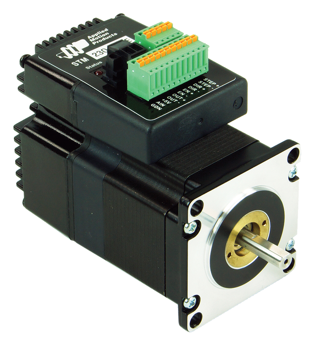 Applied Motion Systems STM Series Dual Hybridge Stepper Motor 48V, 0.88Nm Torque, 1.8 °, 23 mm Frame, 6.35 mm Shaft