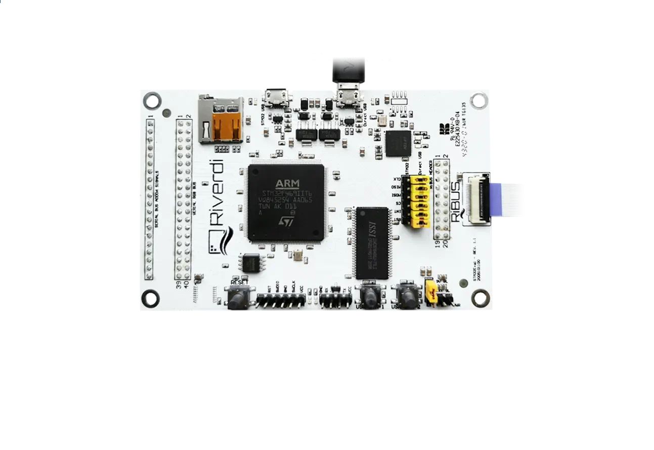 Riverdi STM32 EVALUATION BOARD 10 in TFT Evaluation Board With STM32 Evaluation Board for Riverdi EVE4 Modules