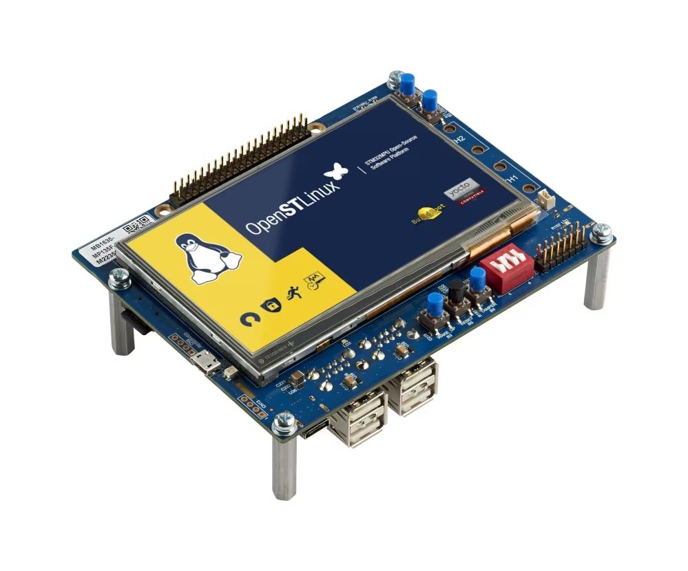 STMicroelectronics Discovery Kit with STM32MP135F MPU 32 Bit Processor Board STM32MP135F-DK