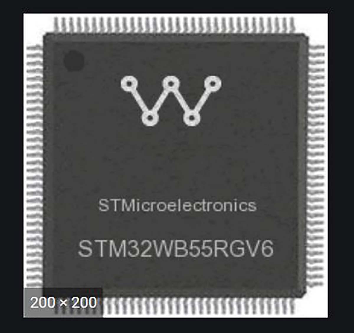 STMicroelectronics CMOS Wireless System On Chip SOC 68-Pin VFQFPN