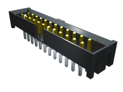Samtec STMM Series Straight Surface PCB Header, 10 Contact(s), 2 mm Pitch, 2 Row, Shrouded