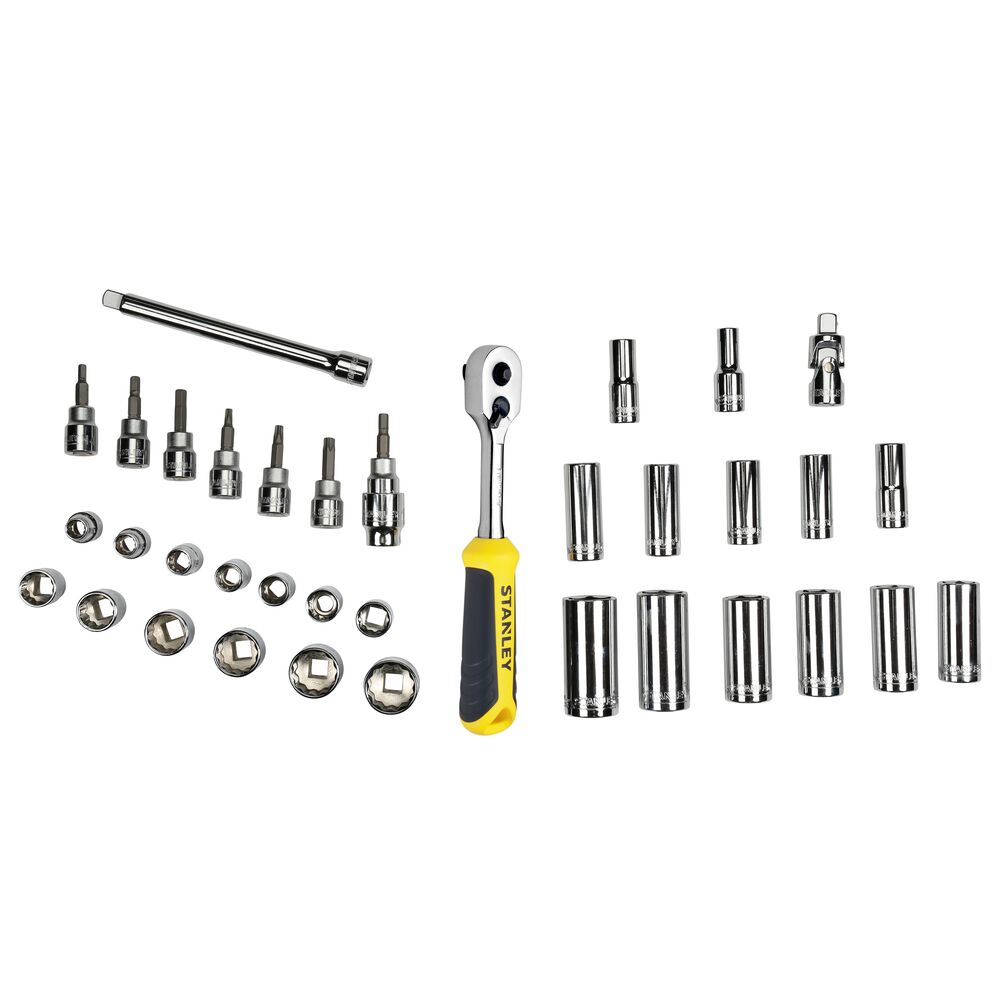 Stanley 36-Piece 3/8 in Standard Socket Set