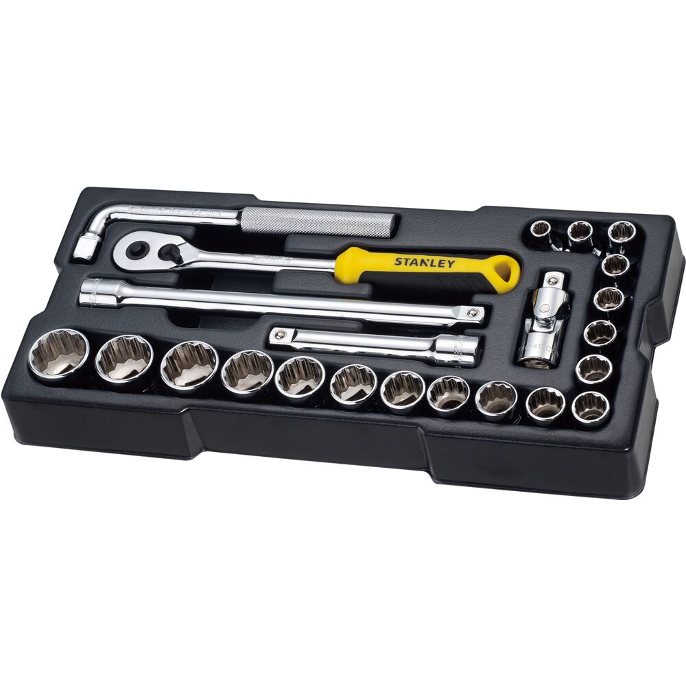 Stanley 23-Piece 1/2 in Standard Socket Set