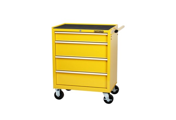 Stanley 4 Drawer Wheeled Tool Cabinet, Metal