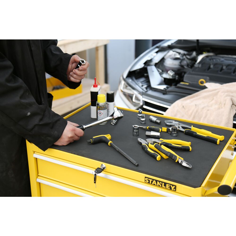 stmt1-75063 Stanley 4 Drawer Wheeled Tool Cabinet, Metal