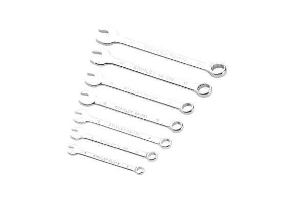 Stanley 7-Piece Spanner Set, 13, 19, 17, 14, 10, 12, 8, Chrome Vanadium Steel