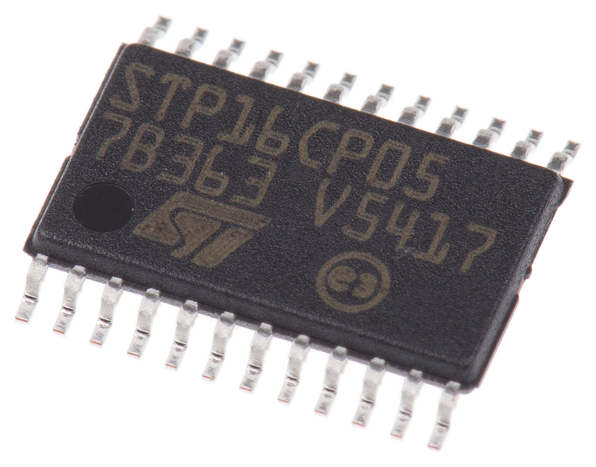 STMicroelectronics LED Driver IC, 3/5.5 V ac 100 mA 24-Pin TSSOP