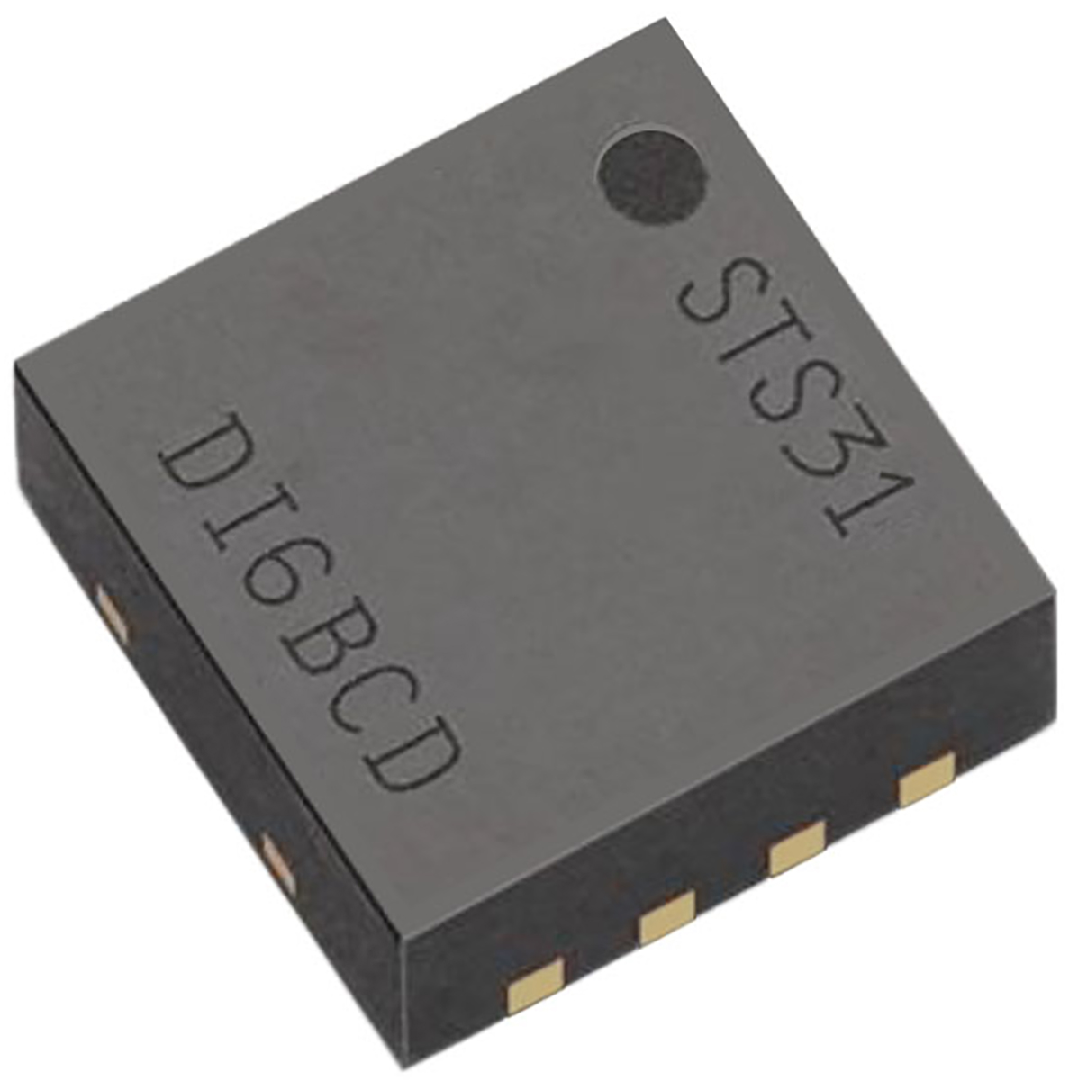 Sensirion STS3x Series, Digital Output Temperature & Humidity Sensor, Surface Mount, Serial-I2C, ±0.3°C, 8-Pin DFN