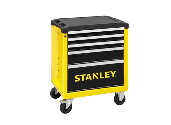Stanley 5 Drawer Wheeled Tool Cabinet, Metal