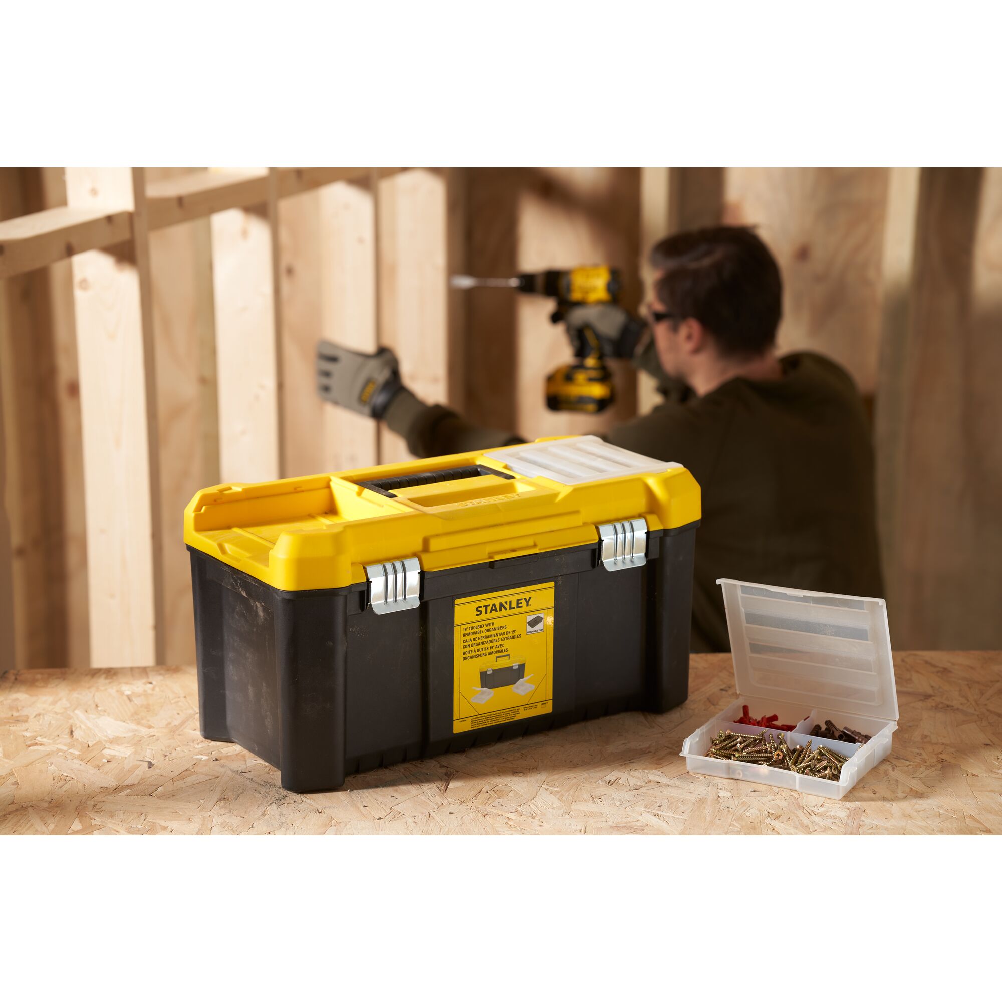 stst75787-1 Stanley Polypropylene Tool Box 248 mm 485 mm 251mm