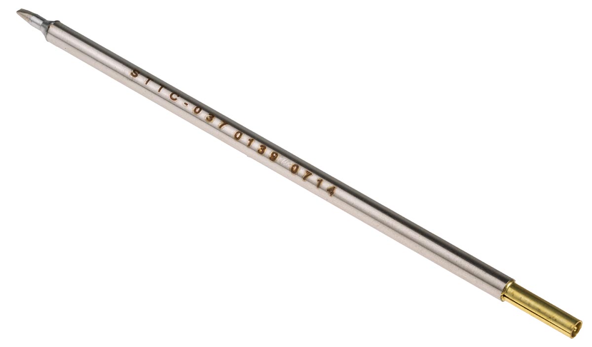 Metcal STTC 1.78 mm Chisel 9.9 mm Soldering Iron Tip for use with MX-RM3E, MX-H1-AV