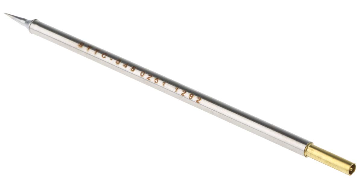 Metcal STTC 0.4 mm Conical 14.7 mm Soldering Iron Tip for use with MX-RM3E, MX-H1-AV