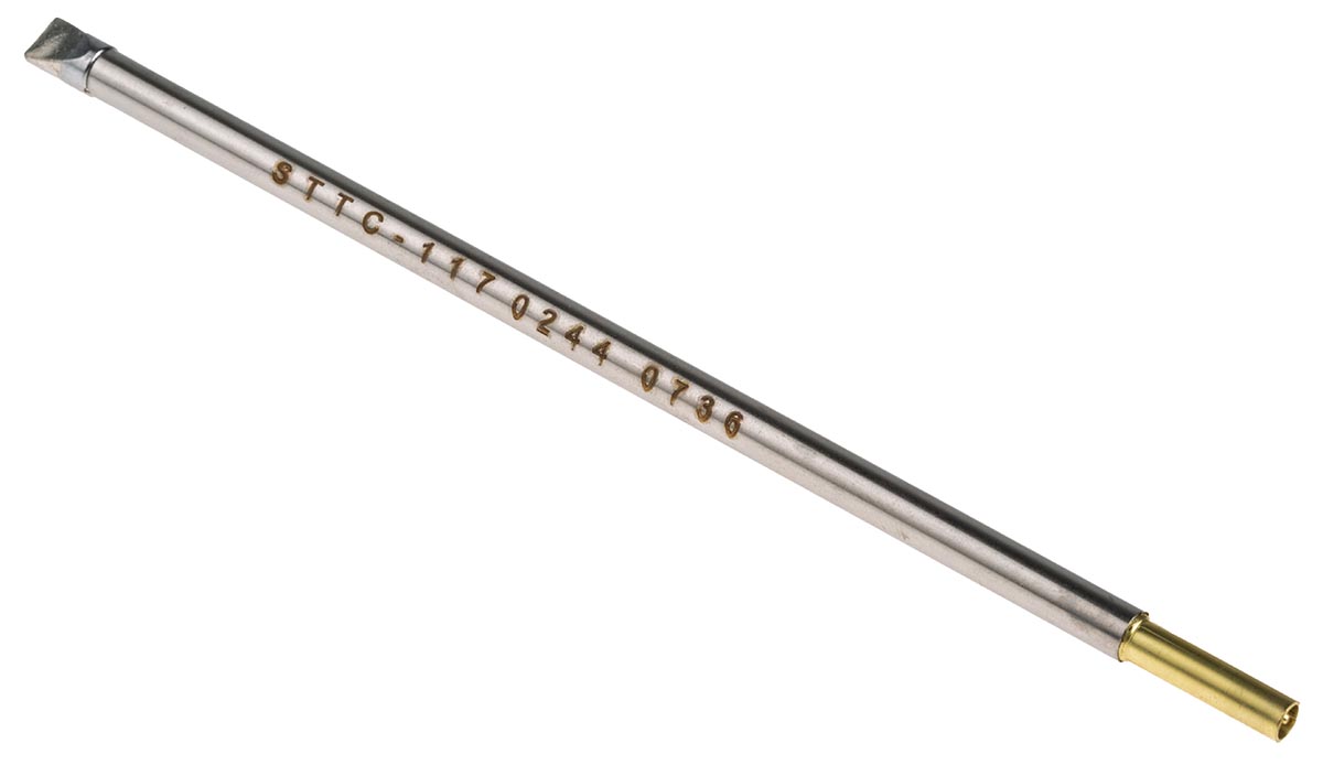 Metcal STTC 5 mm Chisel 7.6 mm Soldering Iron Tip for use with MX-RM3E, MX-H1-AV