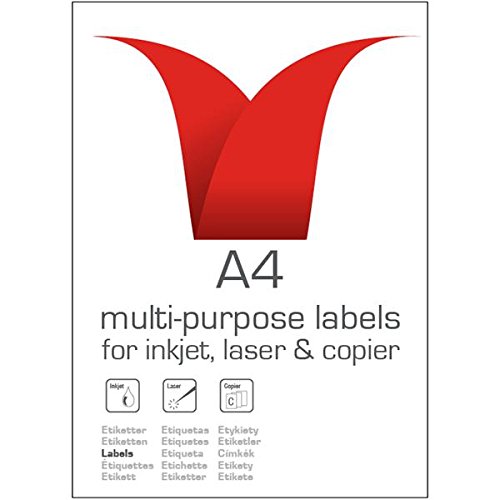 Stampiton White Adhesive Multi Purpose Label Sheet