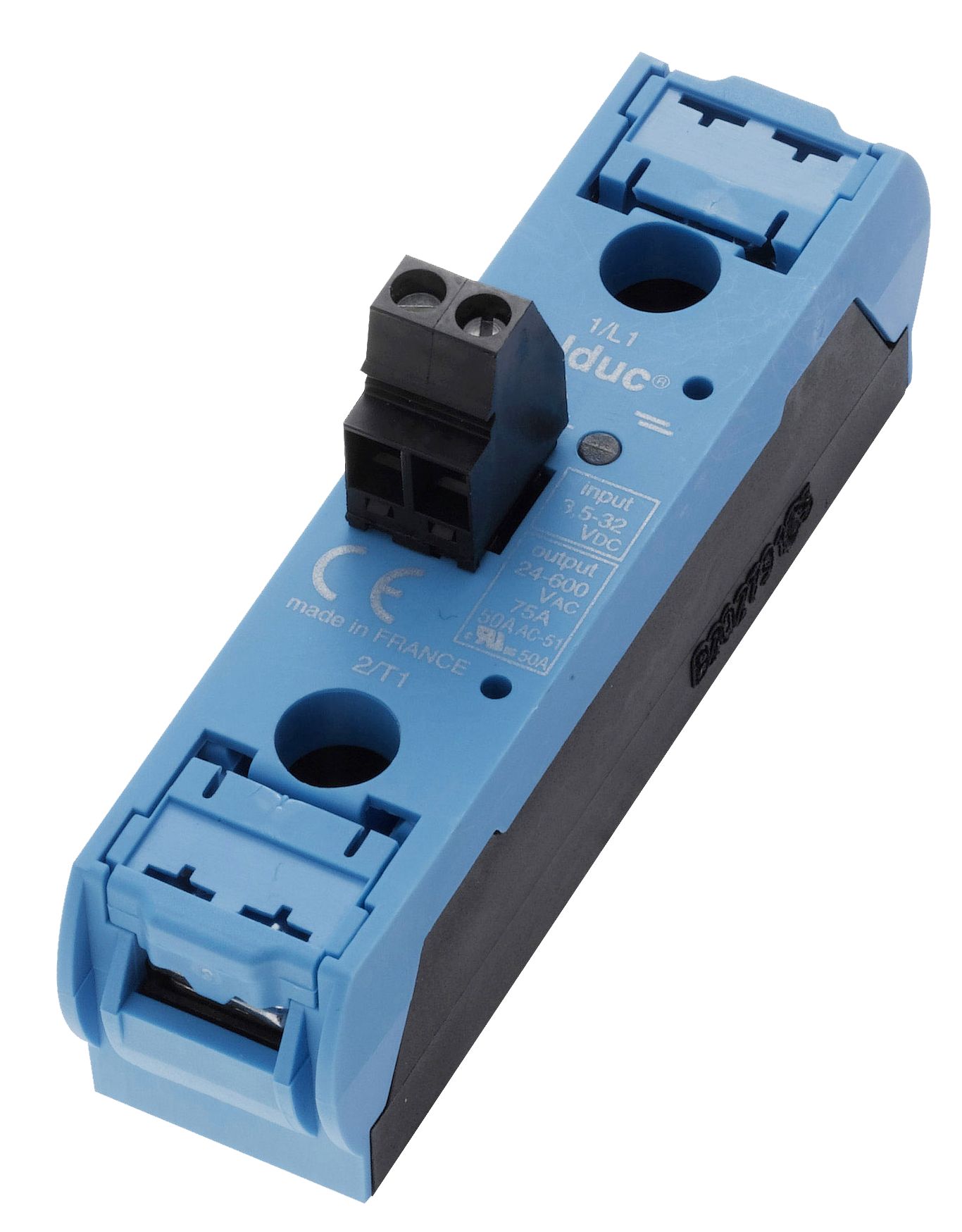 Celduc SU9 Series Solid State Relay, 75 A Load, Chassis Mount, 690 V ac Load, 45V dc Control