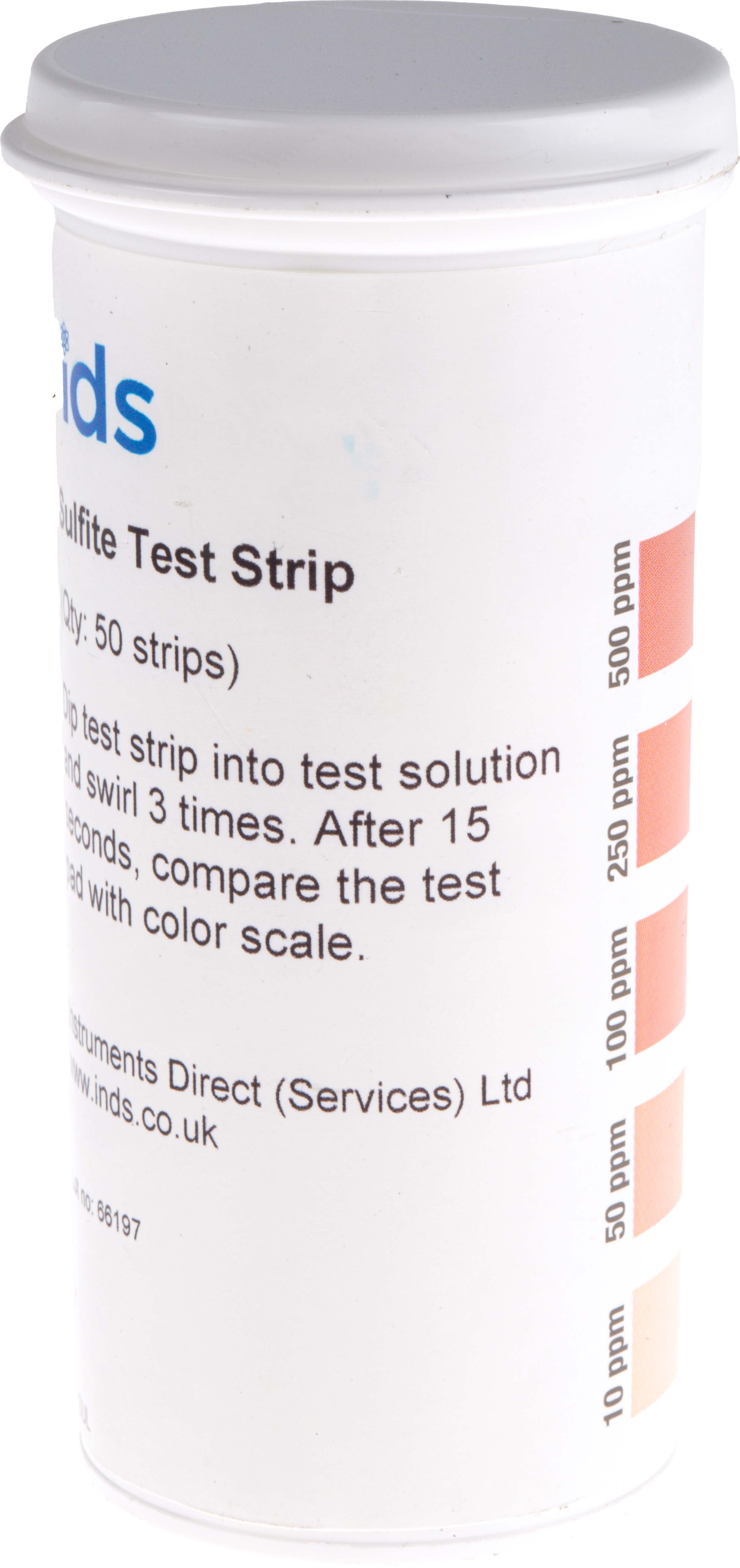 Instruments Direct Single Parameter(s) Sulphite pH Test Strips - 50 strips