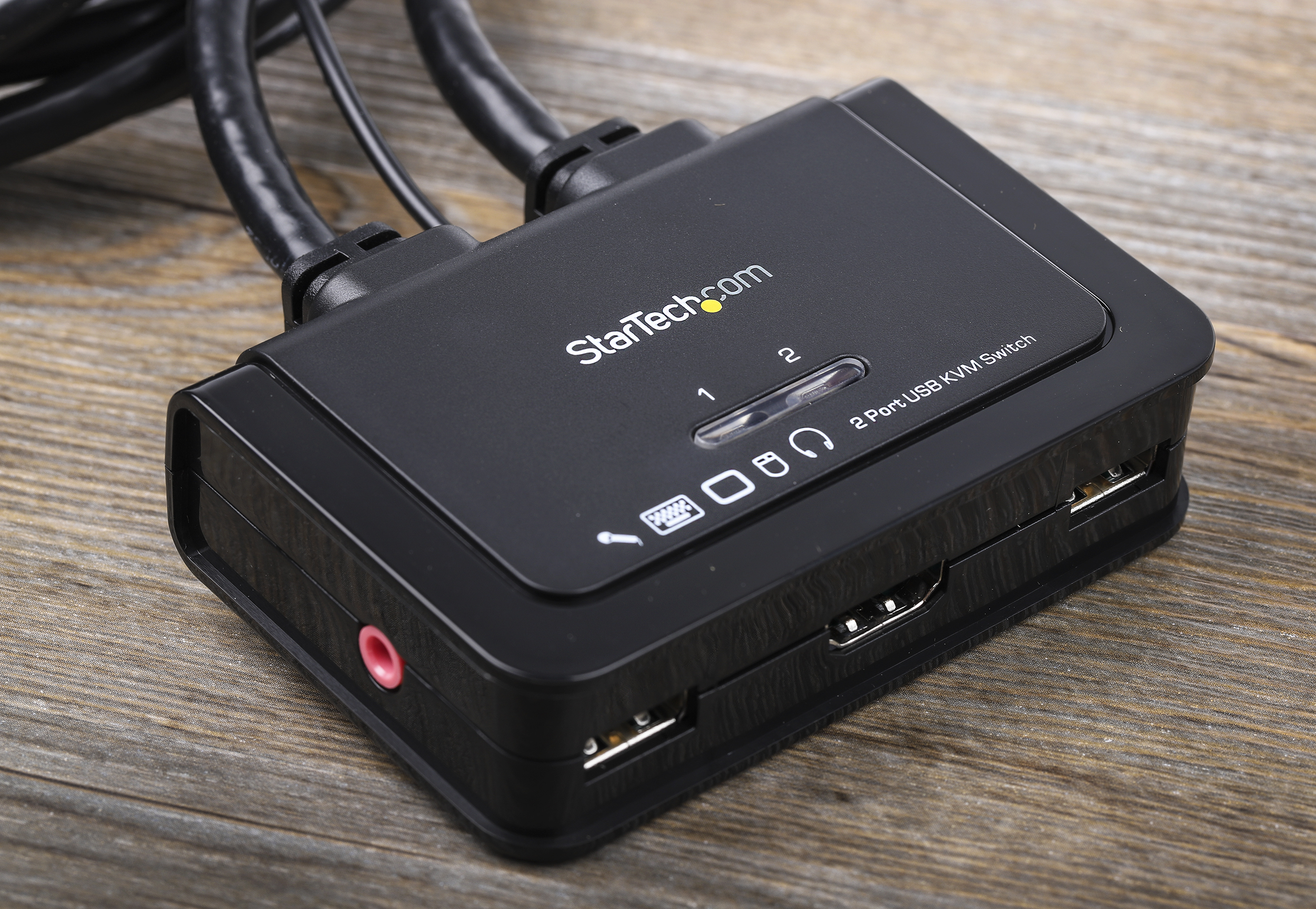 sv211hdua StarTech.com 2 Port 1 Displays USB HDMI KVM Switch 3.5 mm Stereo 1920 x 1200 pixel Maximum Resolution