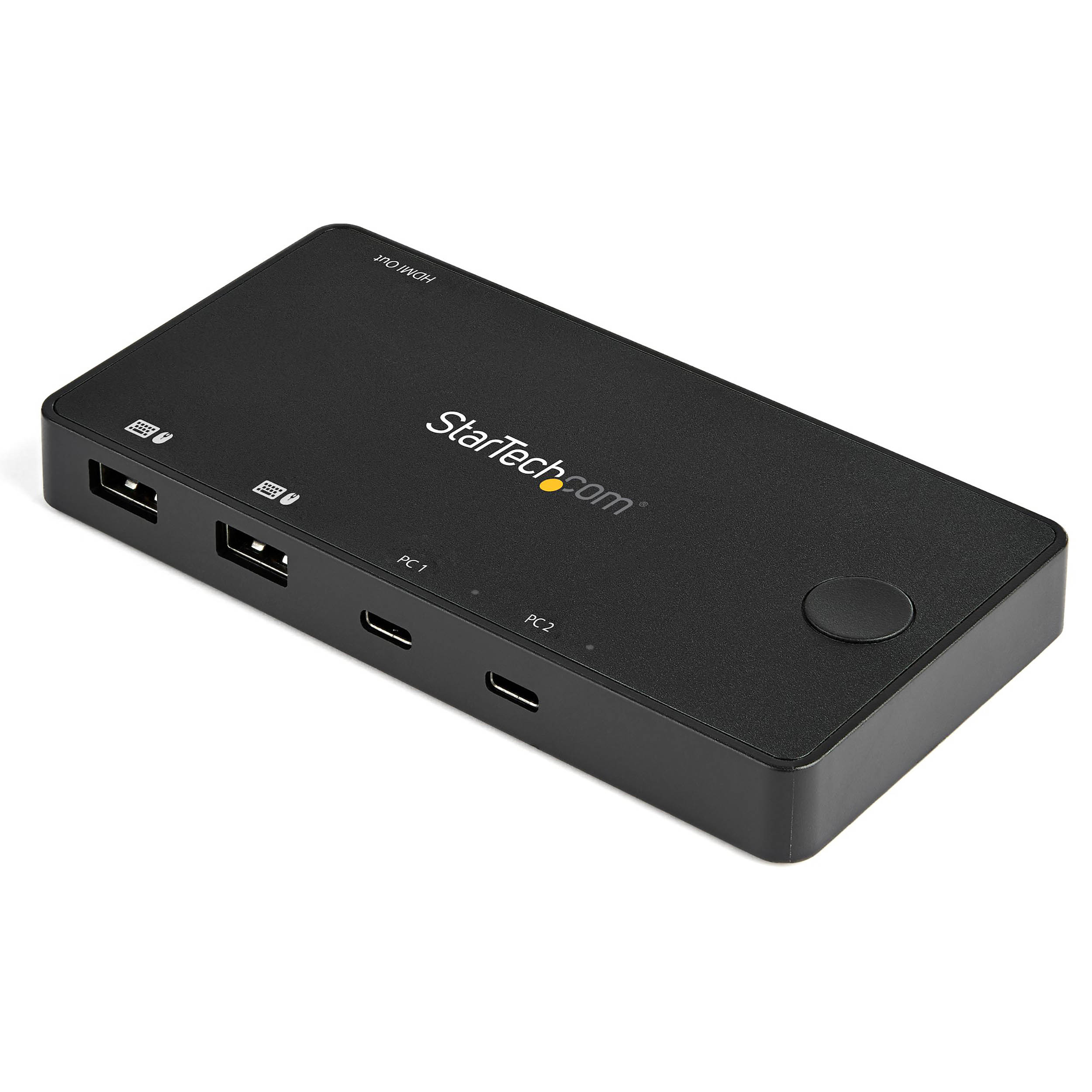 StarTech.com 2 Port 1 Displays HDMI KVM Switch HDMI 3840 x 2160 pixel Maximum Resolution