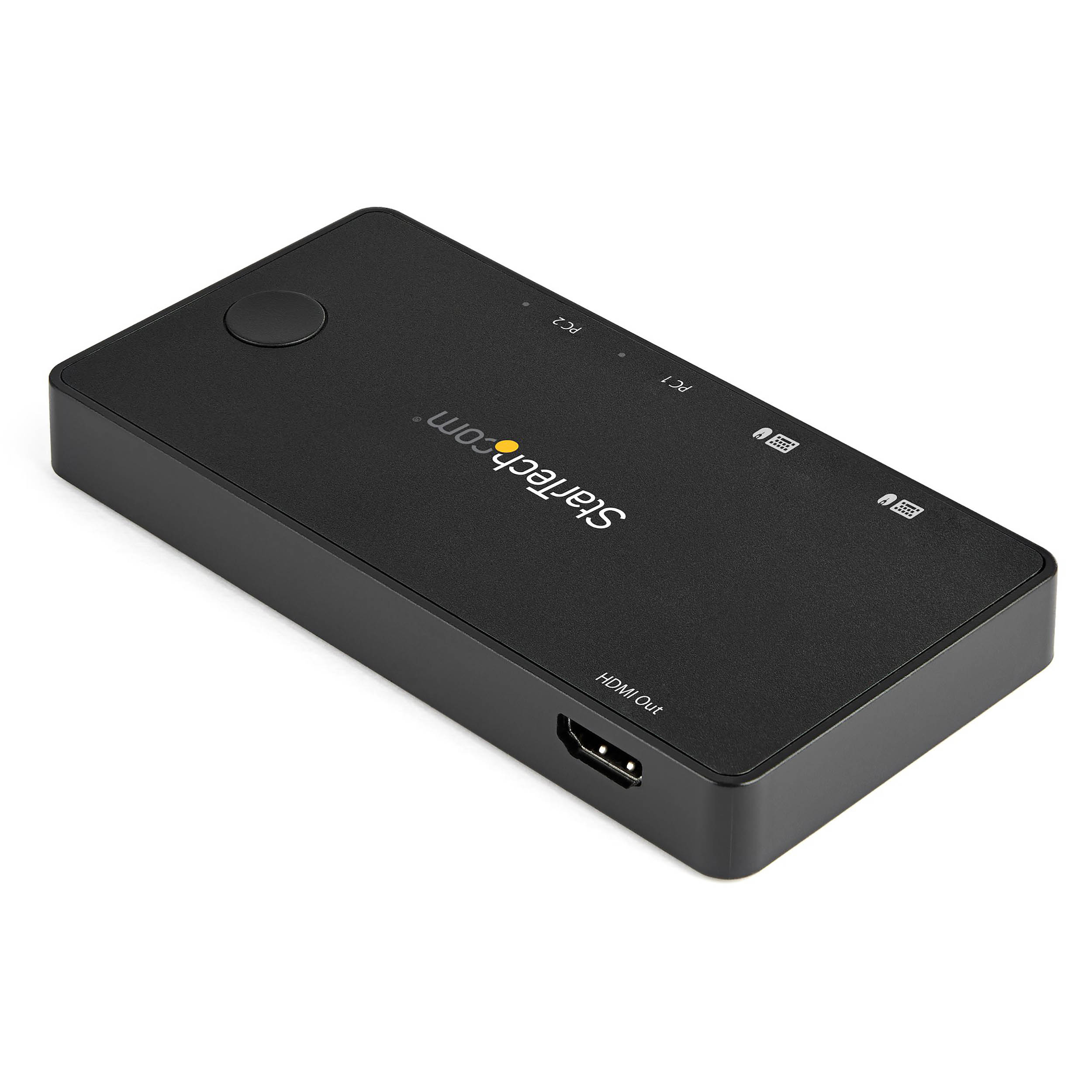 sv211hduc StarTech.com 2 Port 1 Displays HDMI KVM Switch HDMI 3840 x 2160 pixel Maximum Resolution