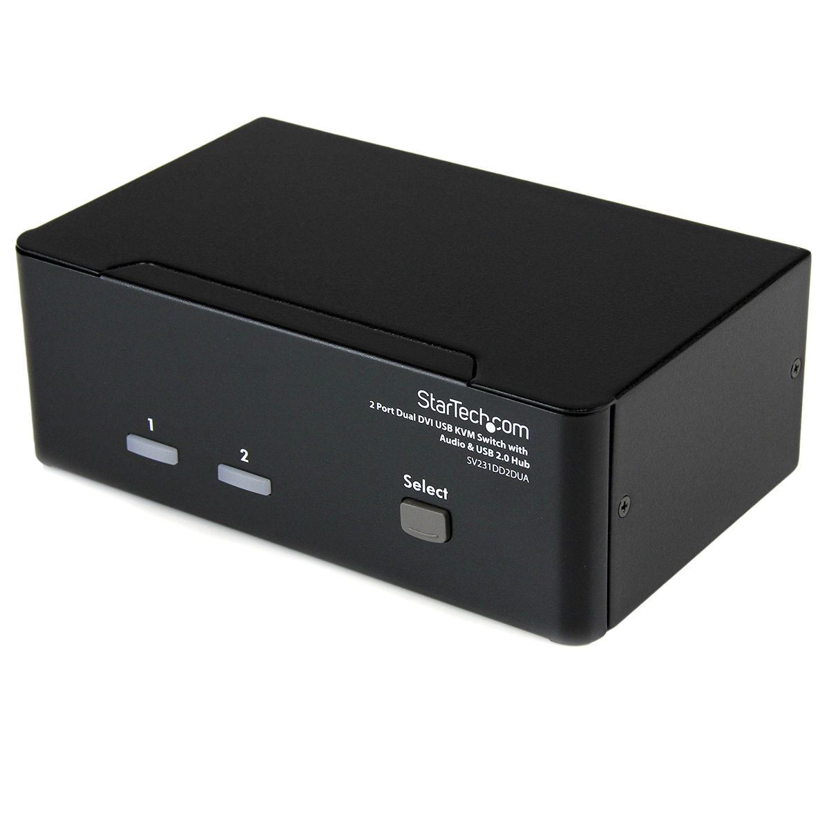 StarTech.com 2 Port 2 Displays USB DVI KVM Switch 3.5 mm Stereo 1920 x 1200 pixel Maximum Resolution