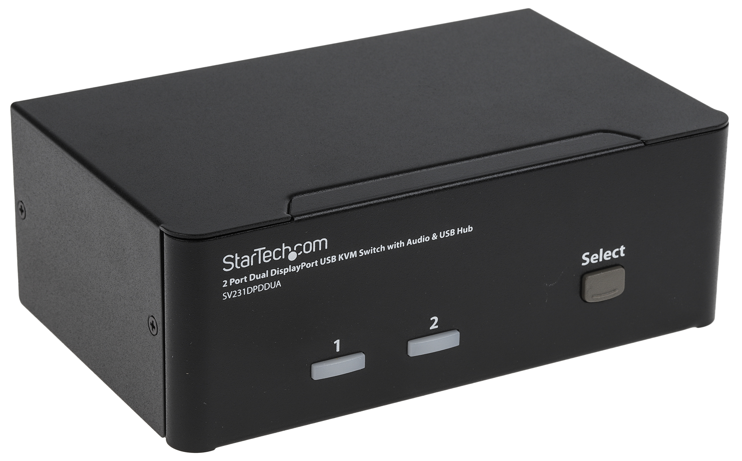 StarTech.com 2 Port 2 Displays USB DisplayPort KVM Switch 3.5 mm Stereo 2560 x 1600 pixel Maximum Resolution