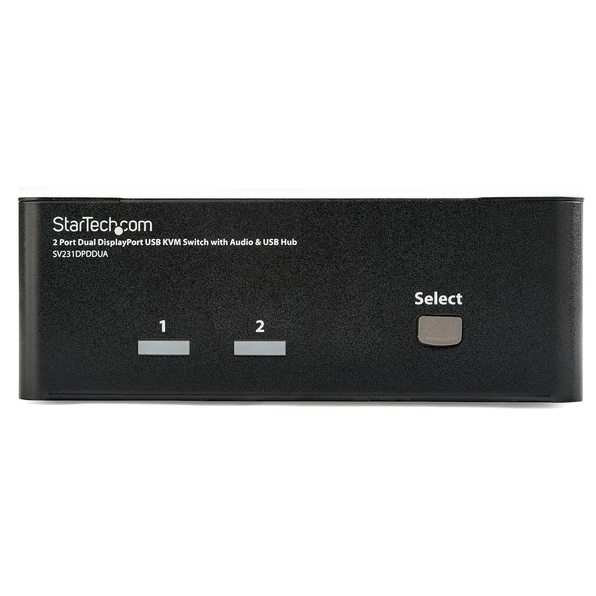 sv231dpddua StarTech.com 2 Port 2 Displays USB DisplayPort KVM Switch 3.5 mm Stereo 2560 x 1600 pixel Maximum Resolution