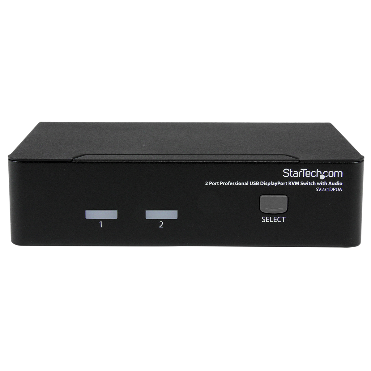 sv231dpua StarTech.com 2 Port 1 Displays USB DisplayPort KVM Switch 3.5 mm Stereo 3840 x 2400 pixel Maximum Resolution