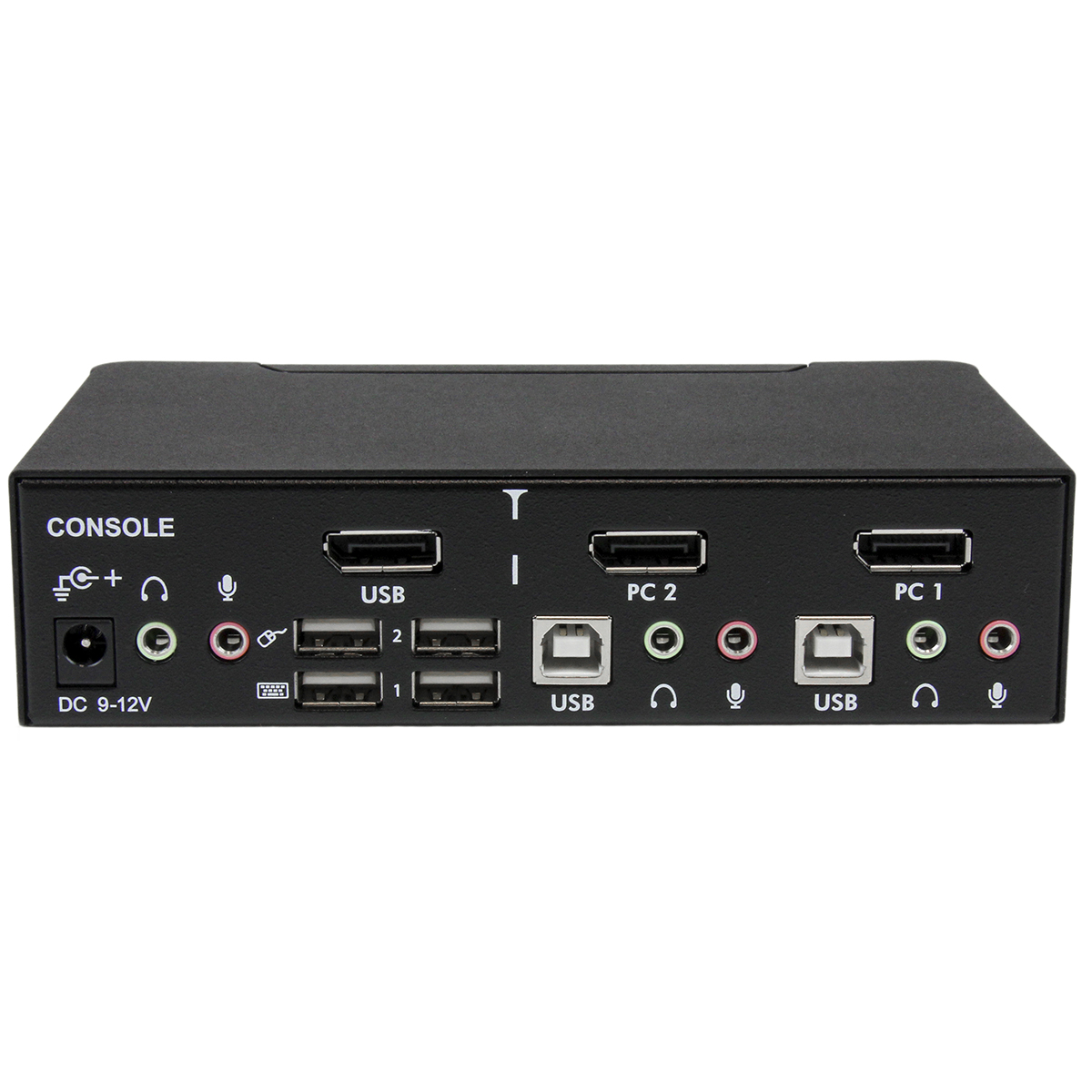 sv231dpua StarTech.com 2 Port 1 Displays USB DisplayPort KVM Switch 3.5 mm Stereo 3840 x 2400 pixel Maximum Resolution