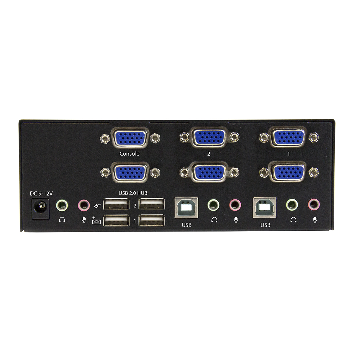 sv231dvgau2a StarTech.com 2 Port 2 Displays USB VGA KVM Switch 3.5 mm Stereo 1920 x 1200 pixel Maximum Resolution