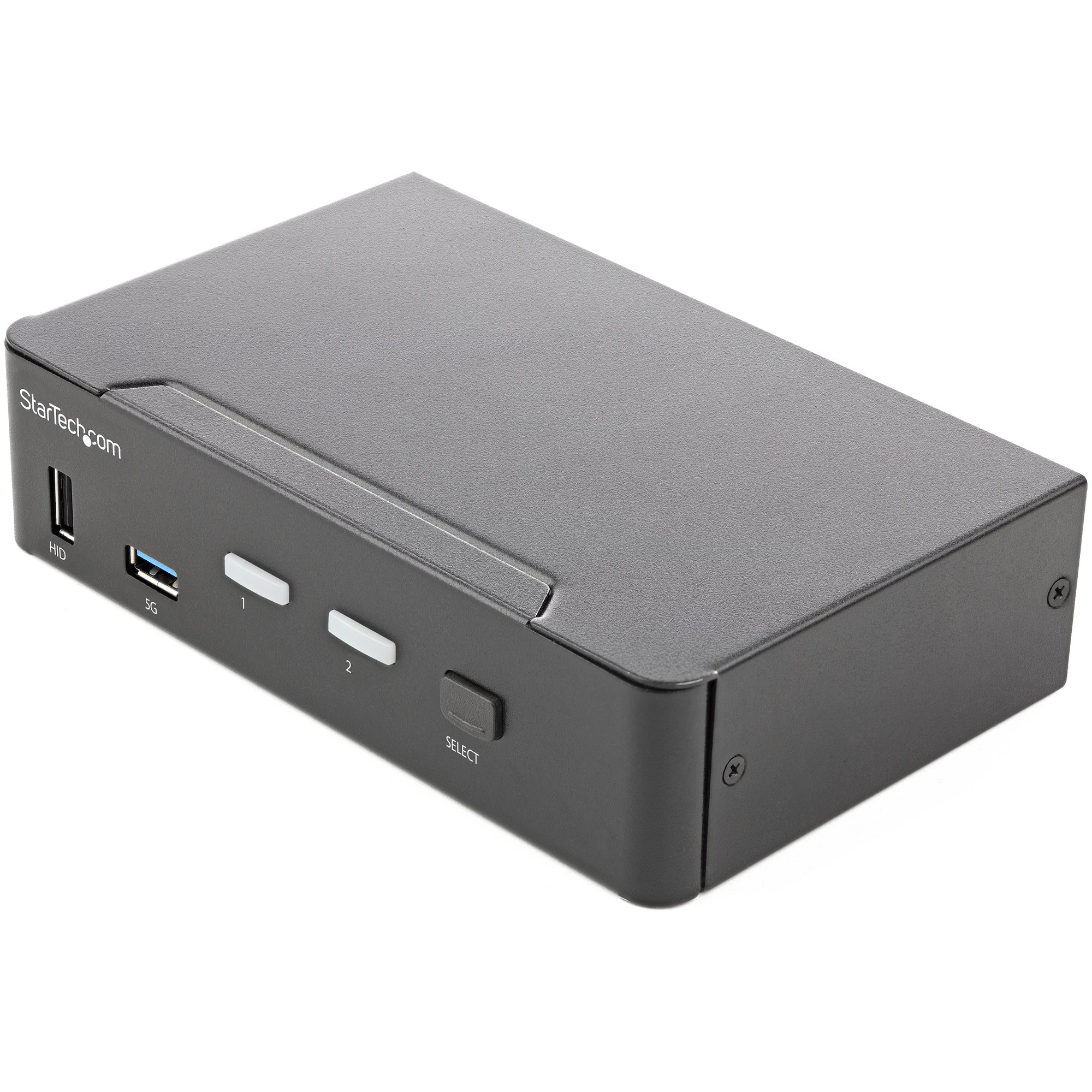 StarTech.com 2 Port 1 Displays USB HDMI KVM Switch 3.5 mm Stereo 3840 x 2160 (At 60 Hz) Maximum Resolution