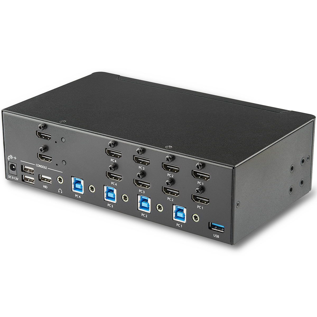 sv431dhd4ku StarTech.com 4 Port 2 Displays USB HDMI KVM Switch 3.5 mm Stereo 3840 x 2160 pixel Maximum Resolution