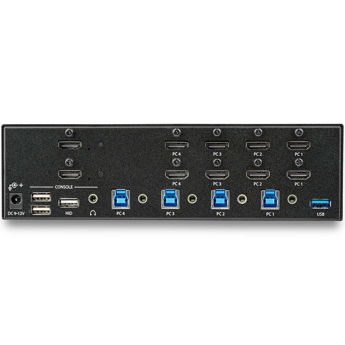 sv431dhd4ku StarTech.com 4 Port 2 Displays USB HDMI KVM Switch 3.5 mm Stereo 3840 x 2160 pixel Maximum Resolution