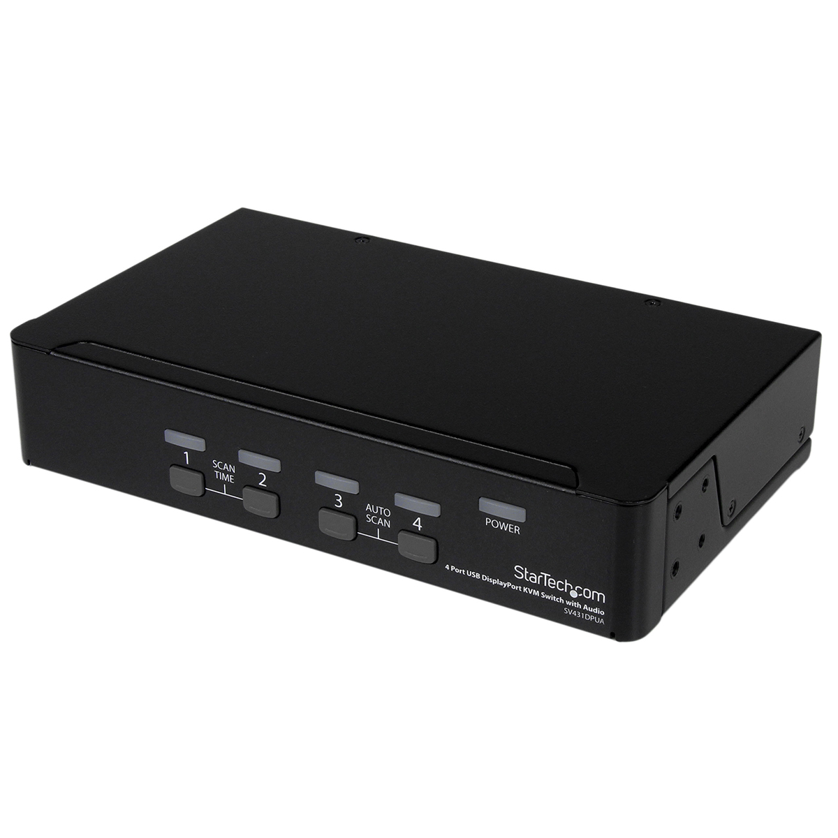 StarTech.com 4 Port 1 Displays USB DisplayPort KVM Switch 3.5 mm Stereo 2560 x 1600 pixel Maximum Resolution