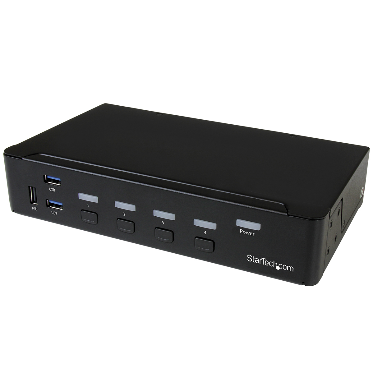 StarTech.com 4 Port 1 Displays USB HDMI KVM Switch 3.5 mm Stereo 1920 x 1080 pixel Maximum Resolution