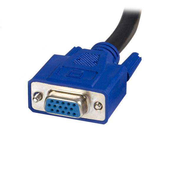 svusb2n1_6 StarTech.com Male USB Type A to Male/Female VGA, USB B KVM Cable