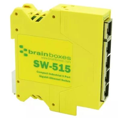 Brainboxes Unmanaged 5 Port Ethernet Switch