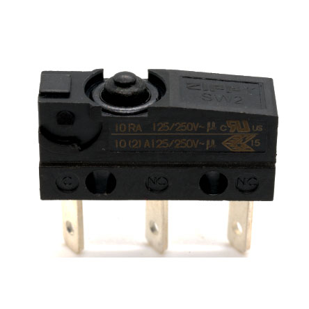 Zippy Snap Micro Switch, Solder Terminal, 10 A, 250 V ac, 30 V dc, SPCO, IP67