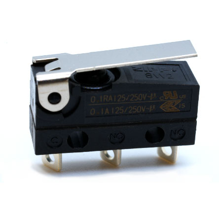 Zippy Snap Micro Switch, Solder Terminal, 100 mA, 250 V ac, SPCO, IP67