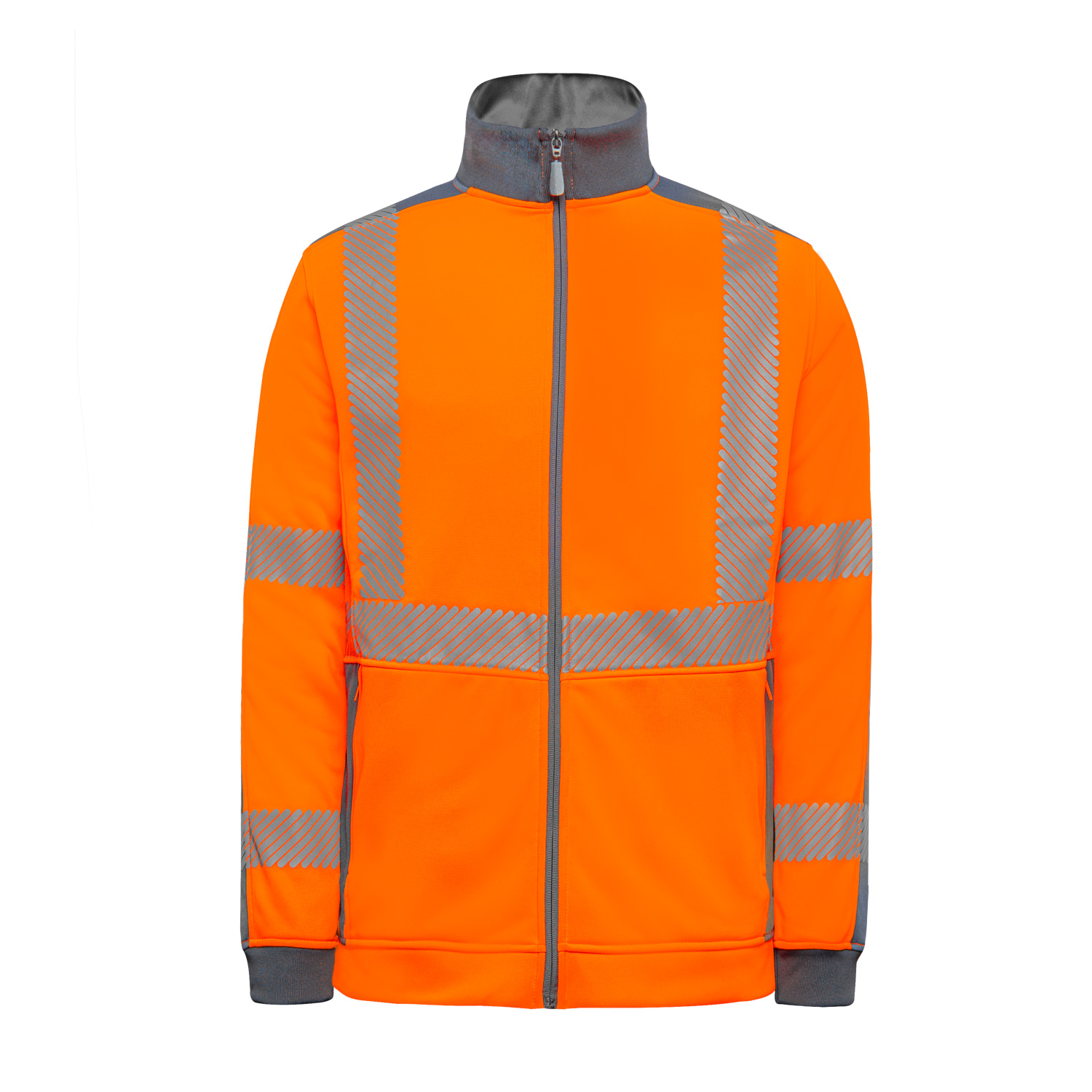 T2S RODRIGUES Orange Unisex Hi Vis Jacket, 2XL