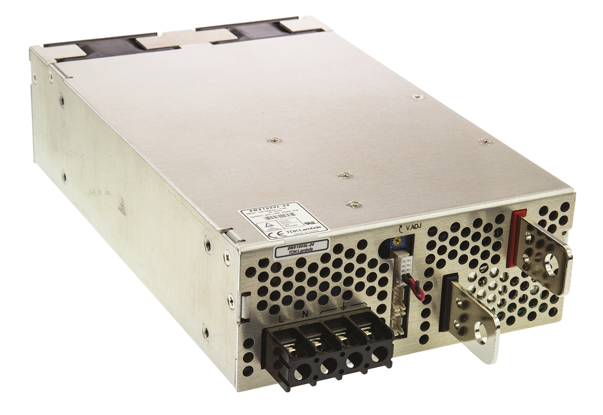 TDK-Lambda Switching Power Supply, SWS1000L-24 24V dc, 44A, 1 kW, Input 85V ac to  350 V dc, 265V ac