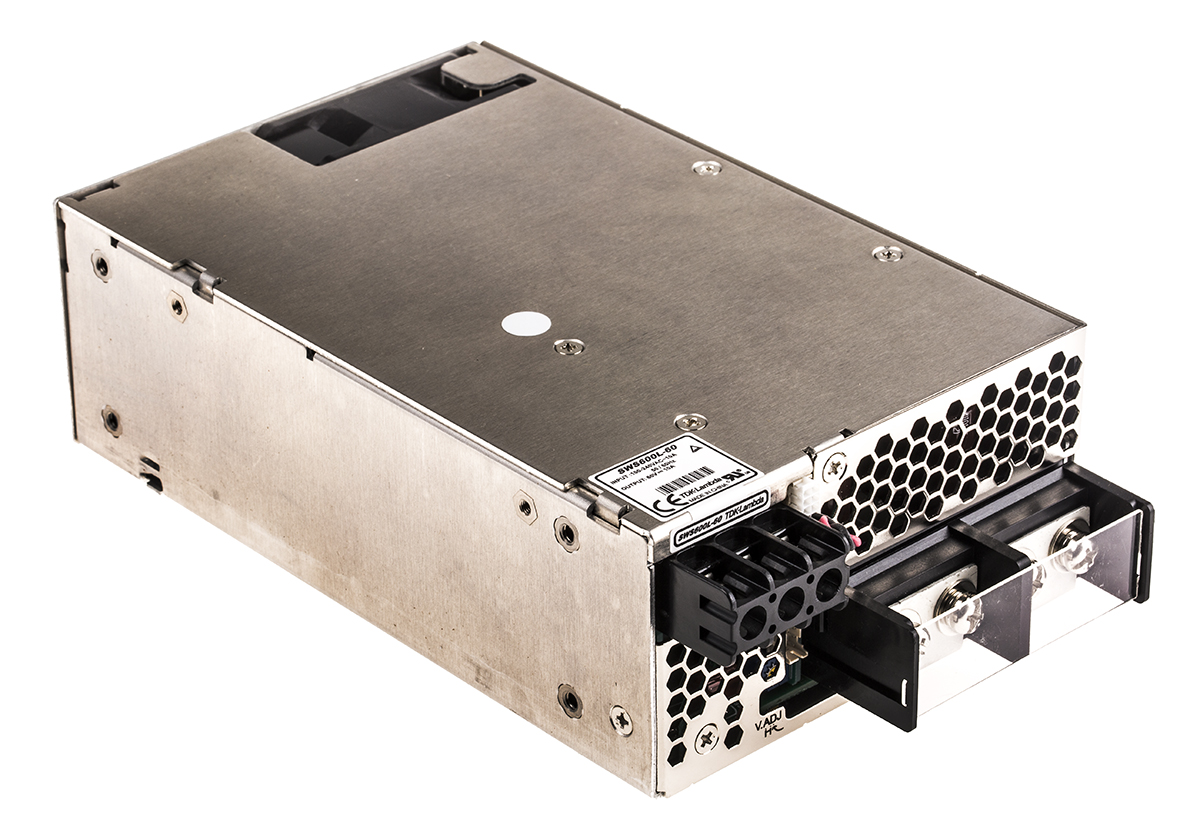 TDK-Lambda Switching Power Supply, SWS600L-60 60V dc, 10A, 600 W, Input 85V ac to  350 V dc, 265V ac